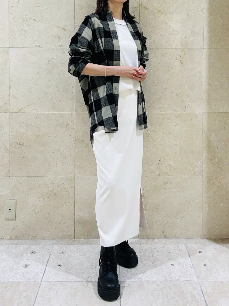 BEIGE， スタッフ コーディネート画像