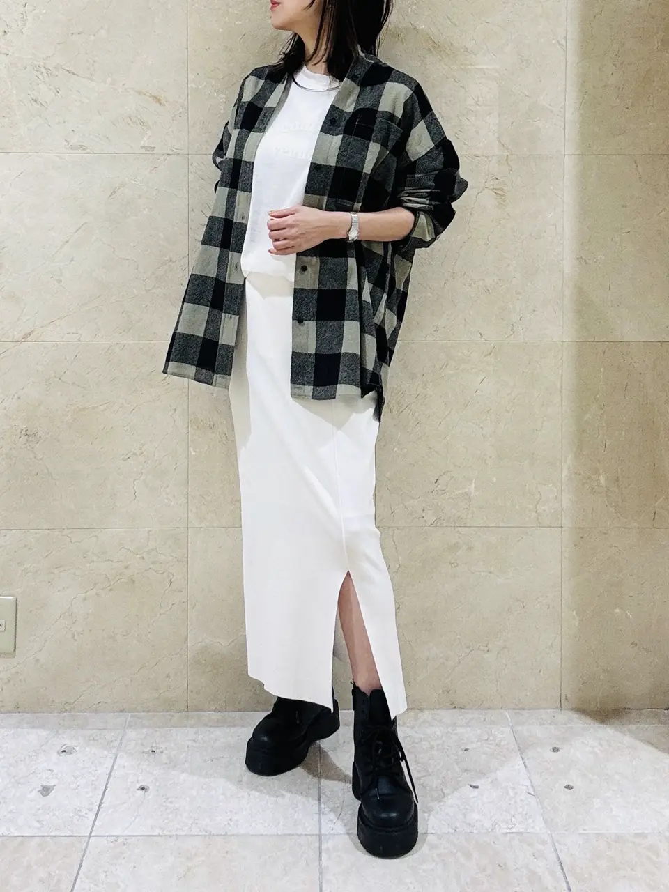 BEIGE， スタッフ コーディネート画像