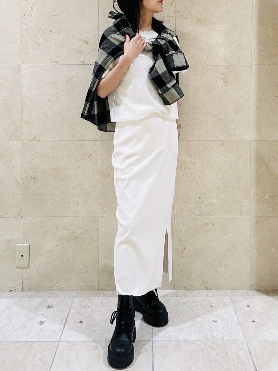 BEIGE， スタッフ コーディネート画像