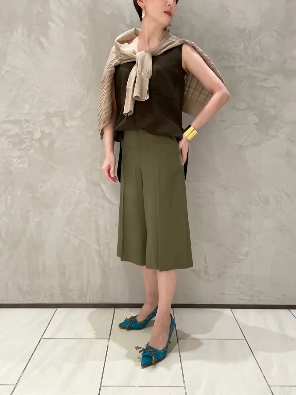 BEIGE， スタッフ コーディネート画像