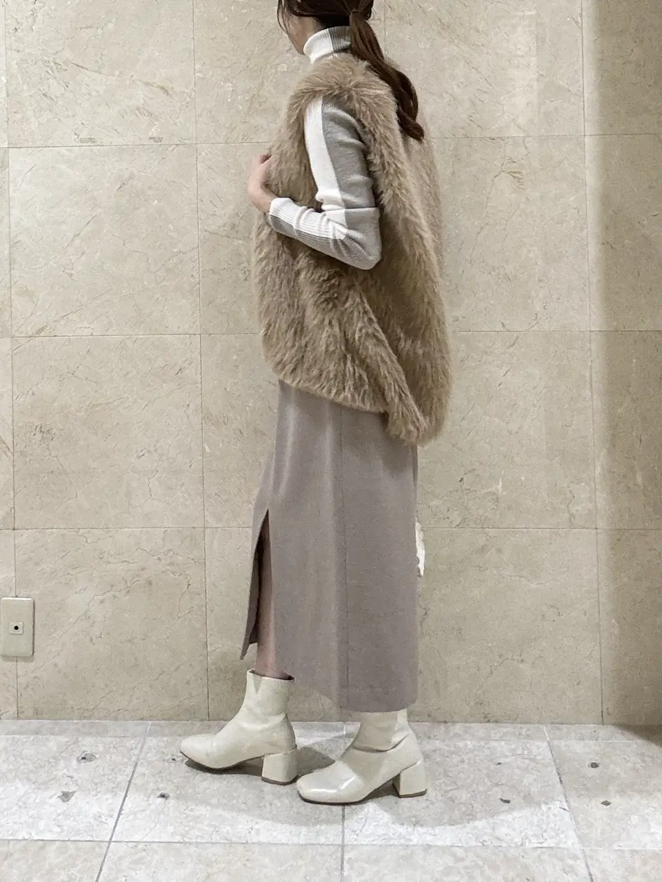 BEIGE， スタッフ コーディネート画像