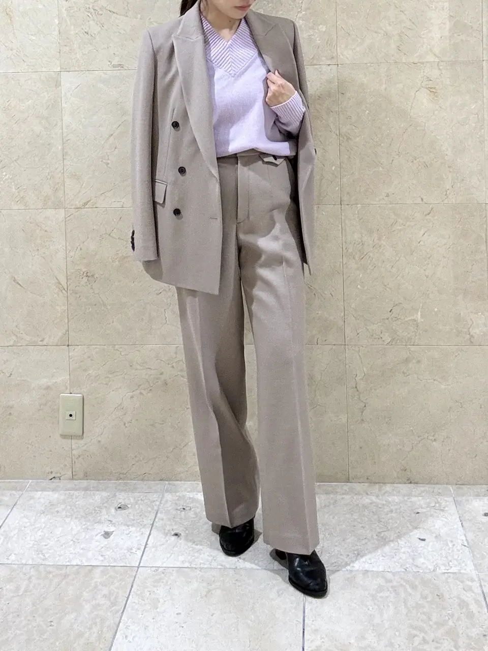 BEIGE， スタッフ コーディネート画像