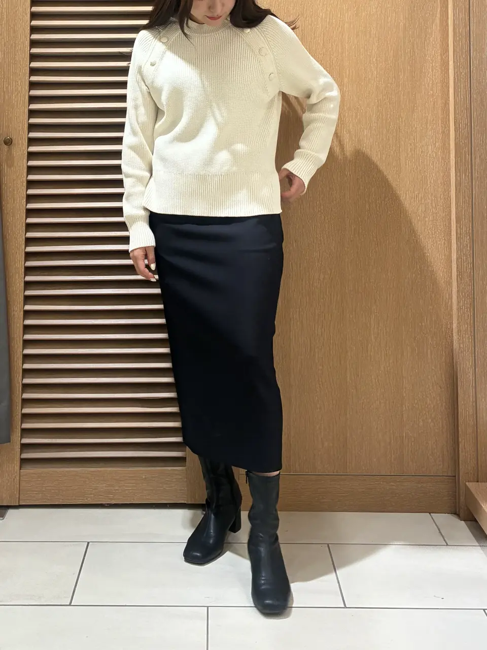 BEIGE， アライ コーディネート画像