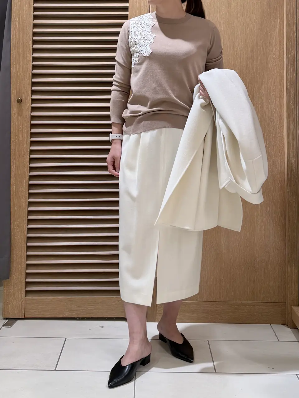 BEIGE， スタッフ コーディネート画像