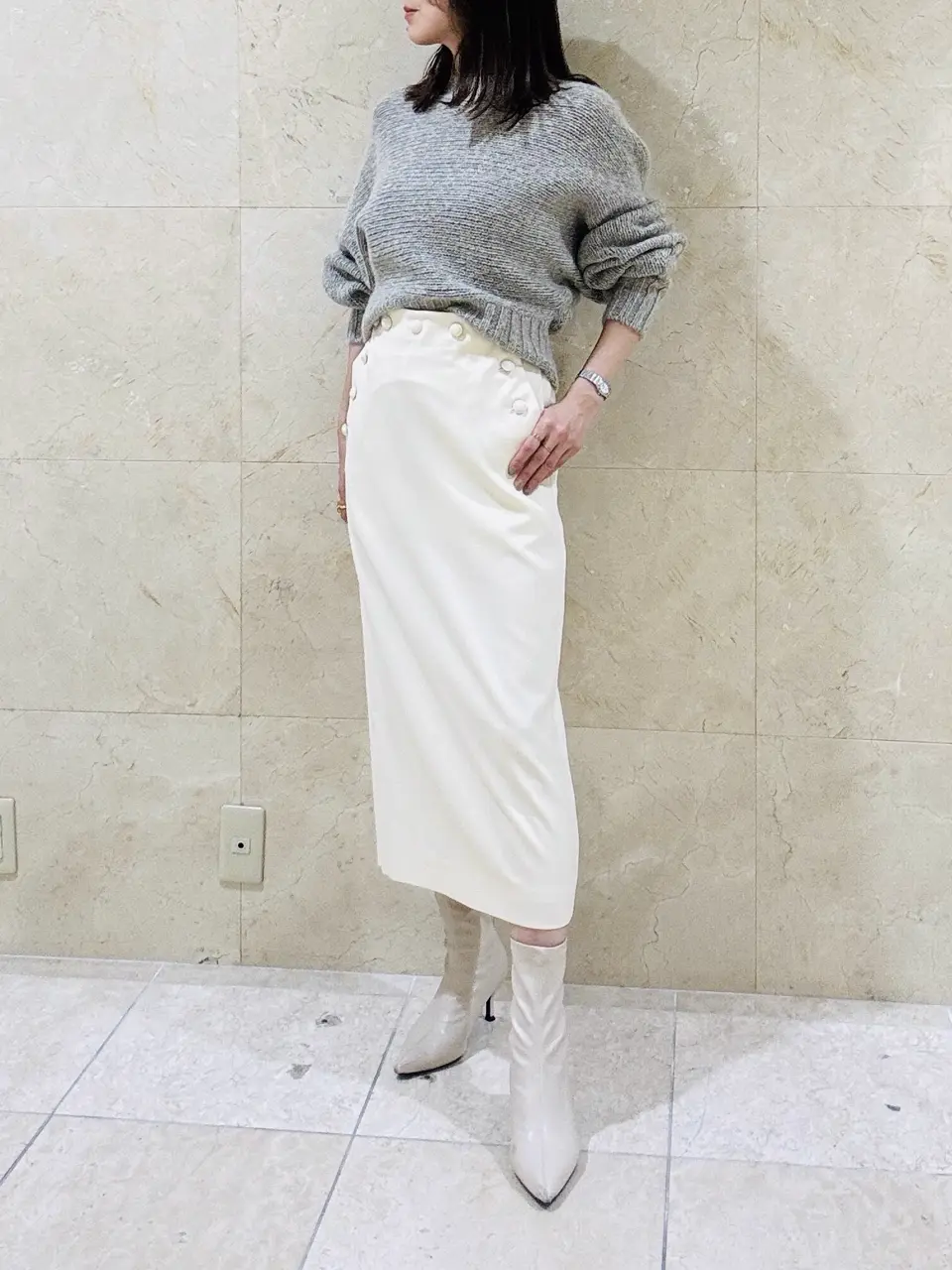 BEIGE， スタッフ コーディネート画像