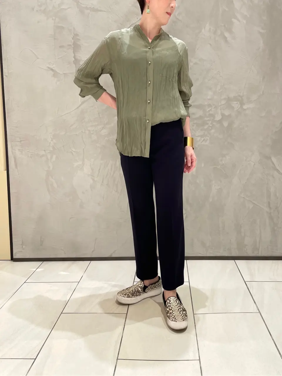 BEIGE， スタッフ コーディネート画像