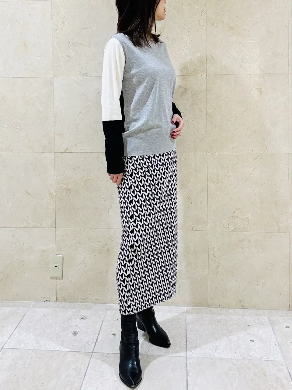 BEIGE， スタッフ コーディネート画像