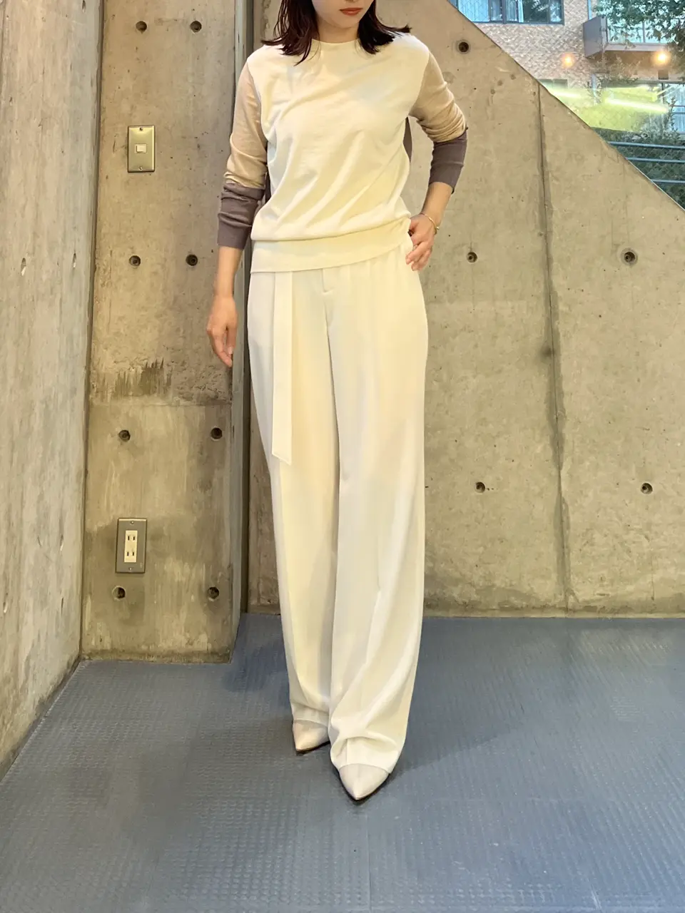 BEIGE， 藤原 コーディネート画像