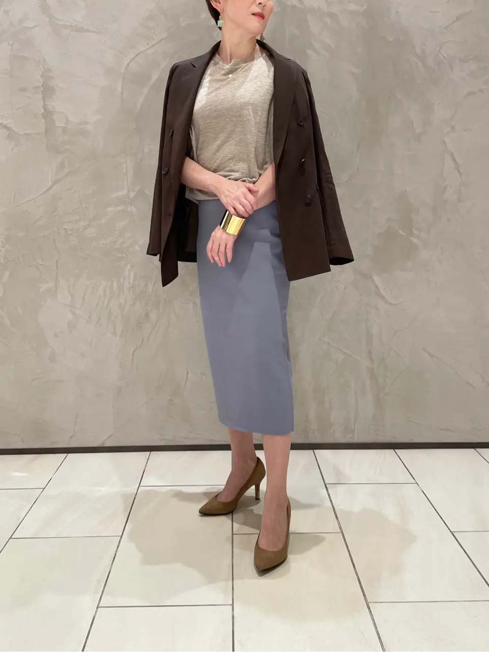 BEIGE， スタッフ コーディネート画像