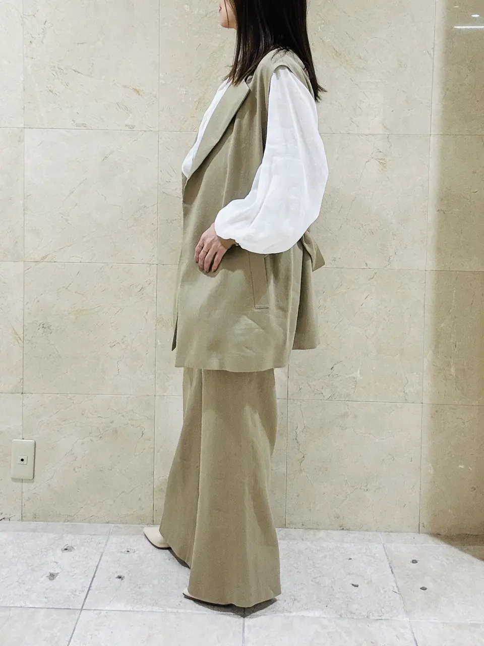 BEIGE， スタッフ コーディネート画像