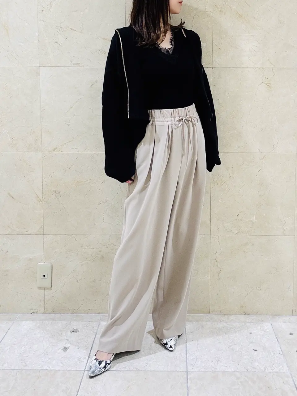 BEIGE， スタッフ コーディネート画像