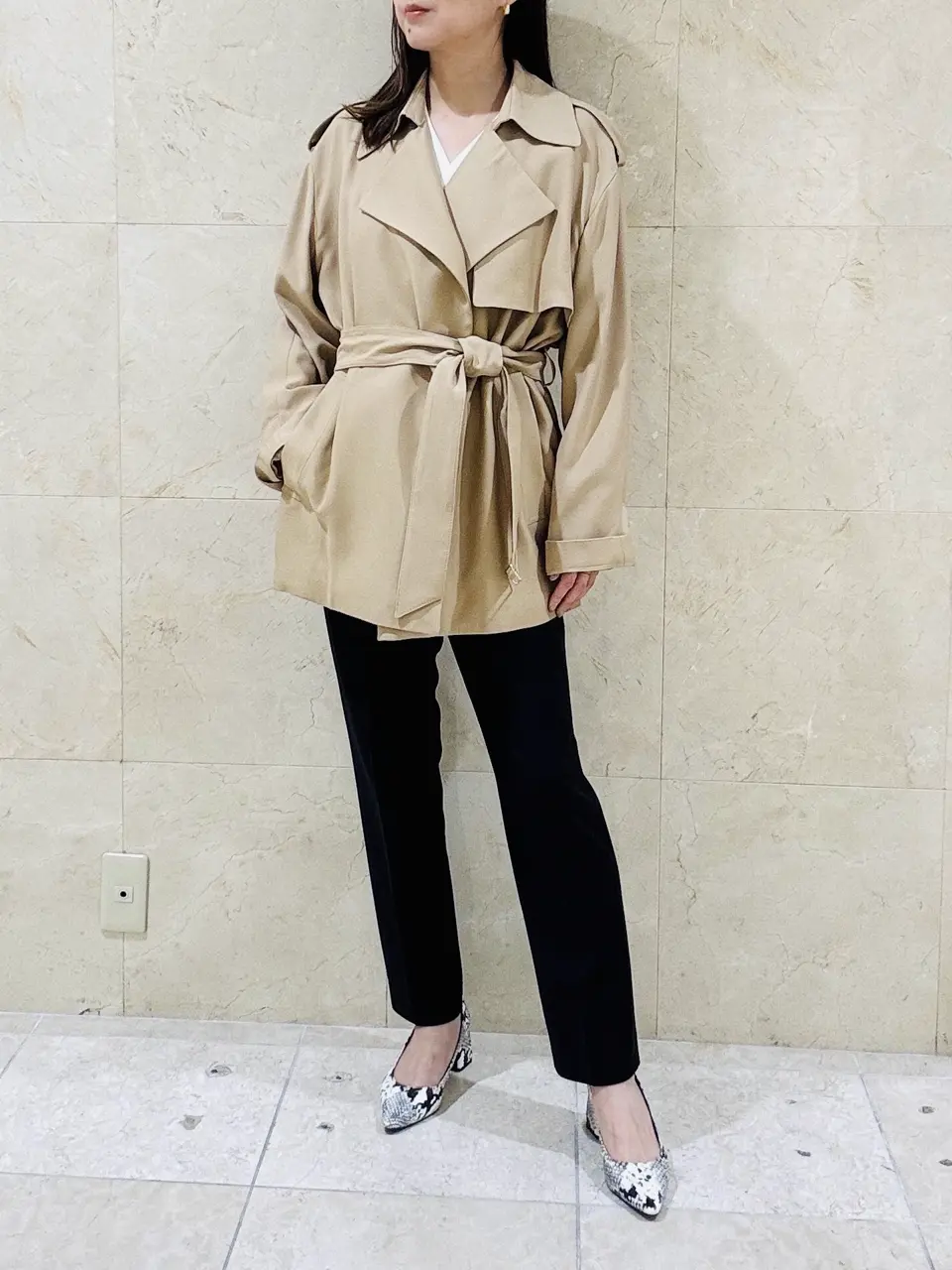 BEIGE， スタッフ コーディネート画像