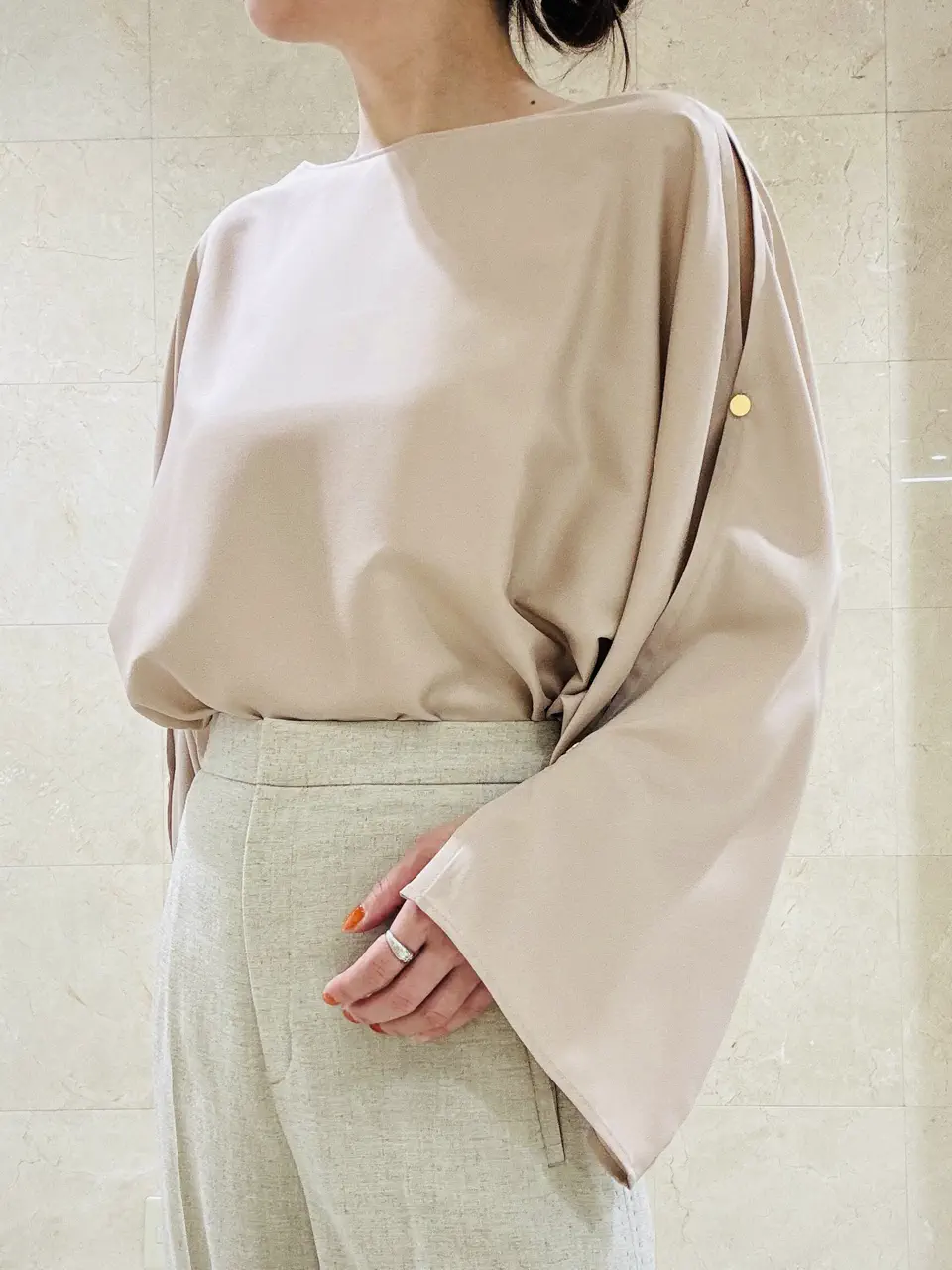 BEIGE， スタッフ コーディネート画像