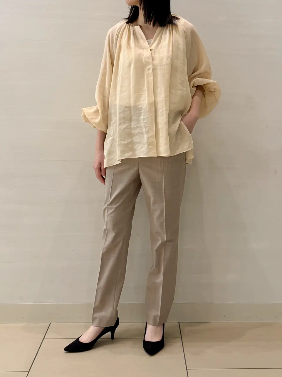 BEIGE， スタッフ コーディネート画像