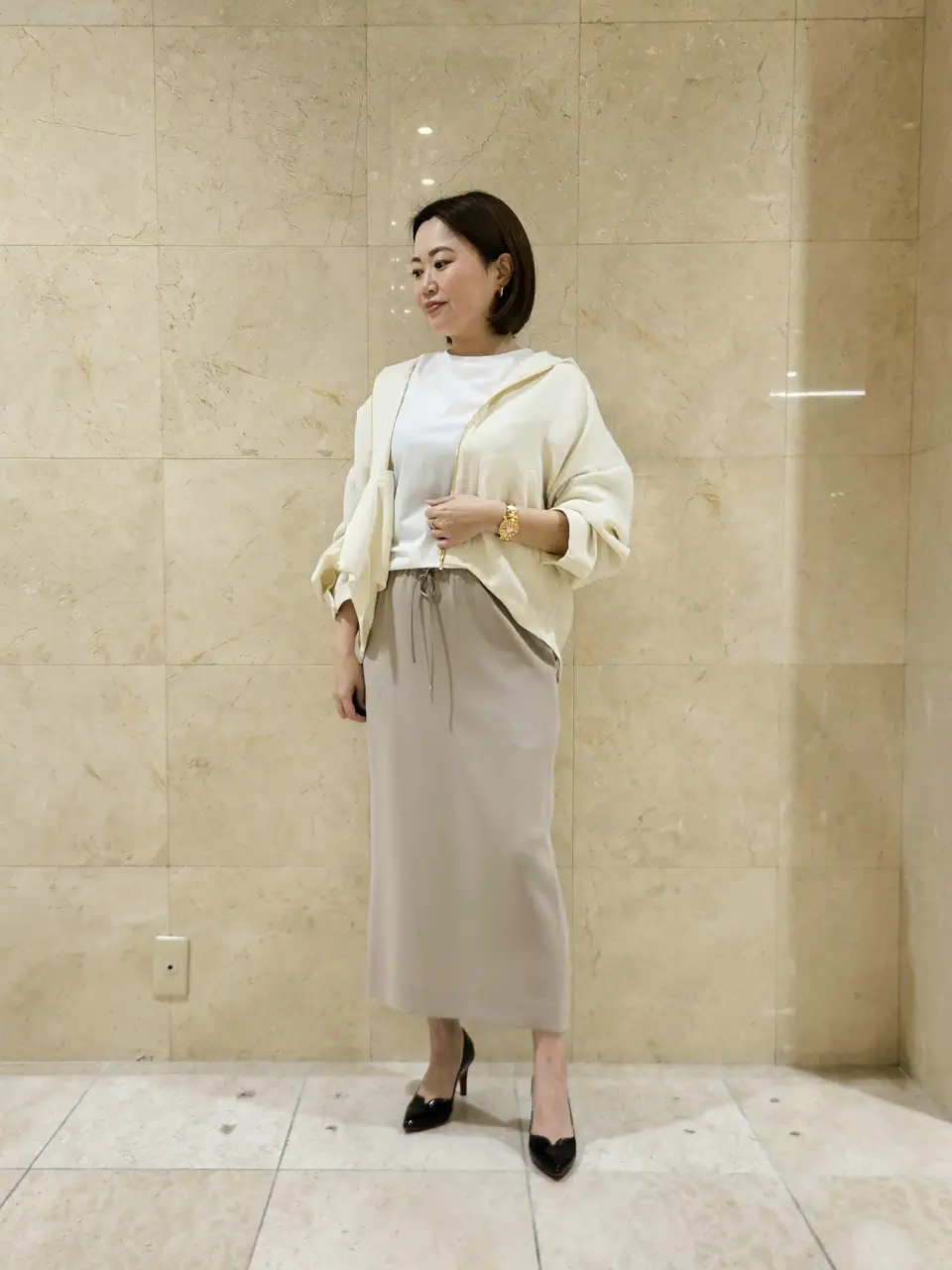 BEIGE， 堀江 コーディネート画像