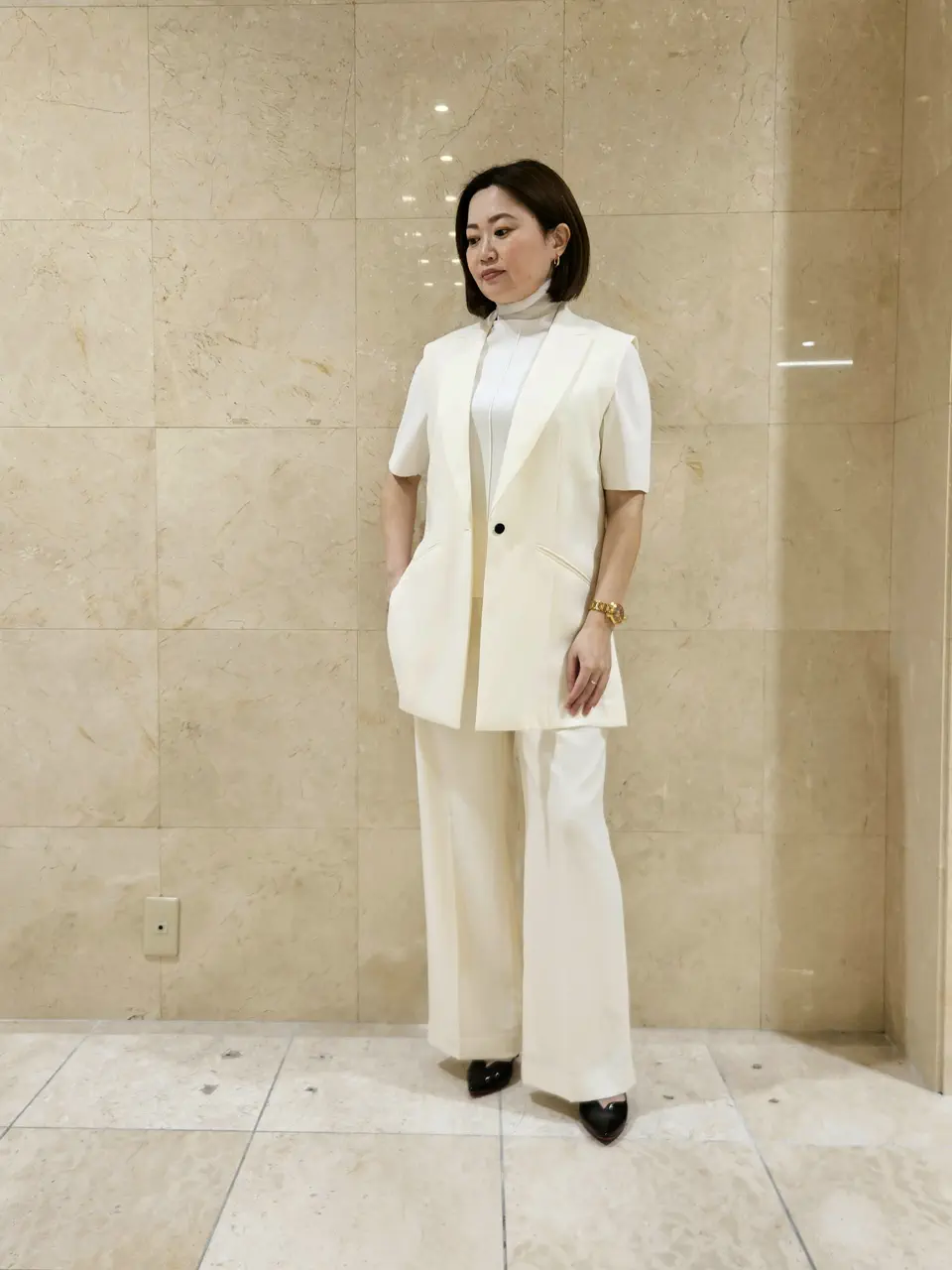 BEIGE， 堀江 コーディネート画像