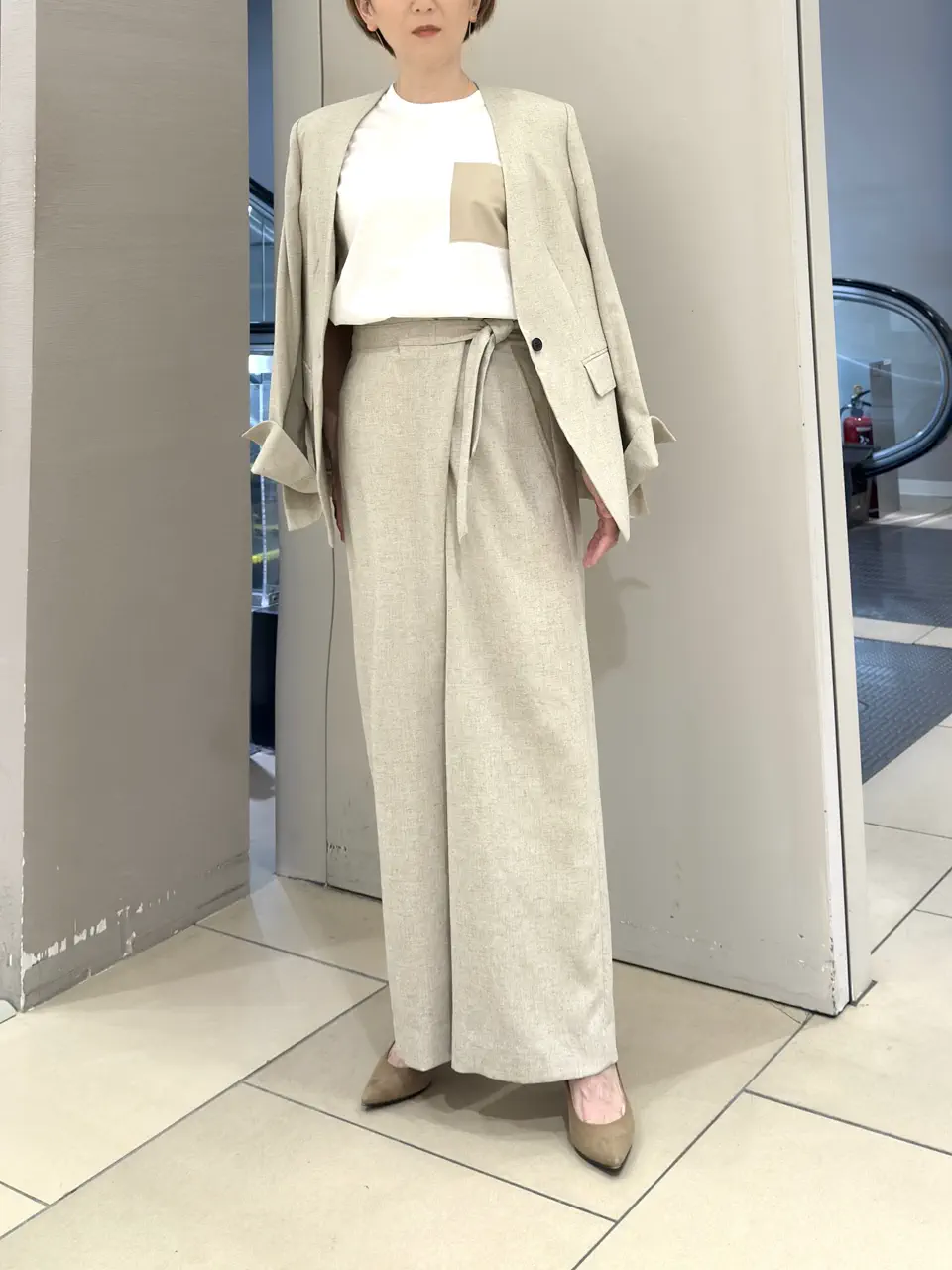 BEIGE， staff コーディネート画像