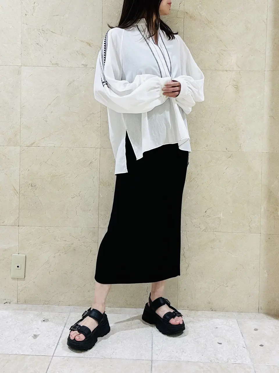 BEIGE， スタッフ コーディネート画像