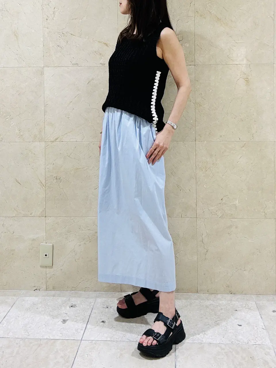 BEIGE， スタッフ コーディネート画像