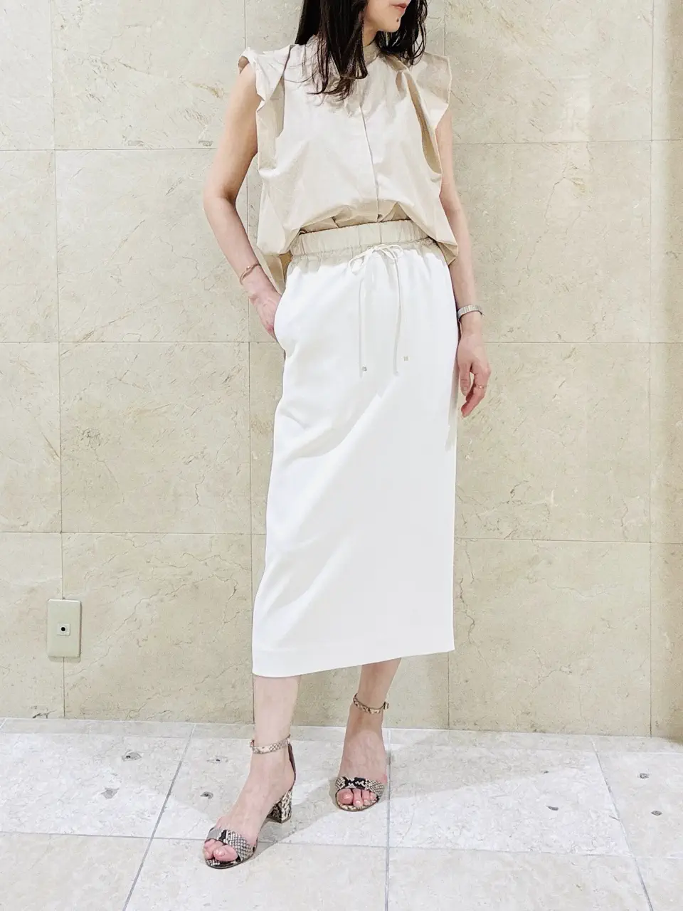 BEIGE， スタッフ コーディネート画像