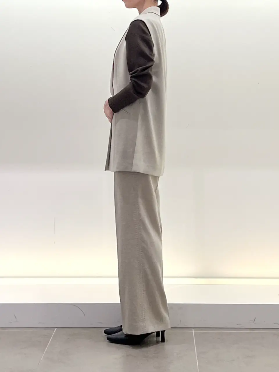 BEIGE， スタッフ コーディネート画像