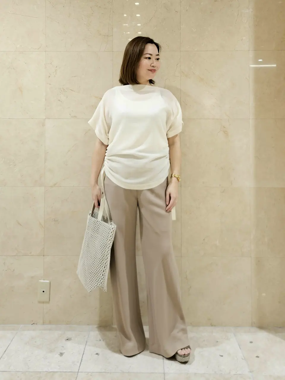 BEIGE， 堀江 コーディネート画像