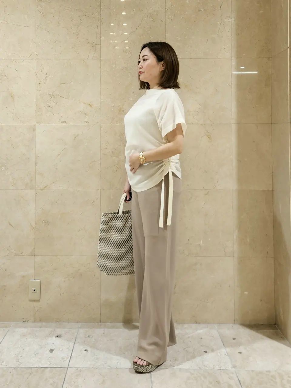 BEIGE， 堀江 コーディネート画像