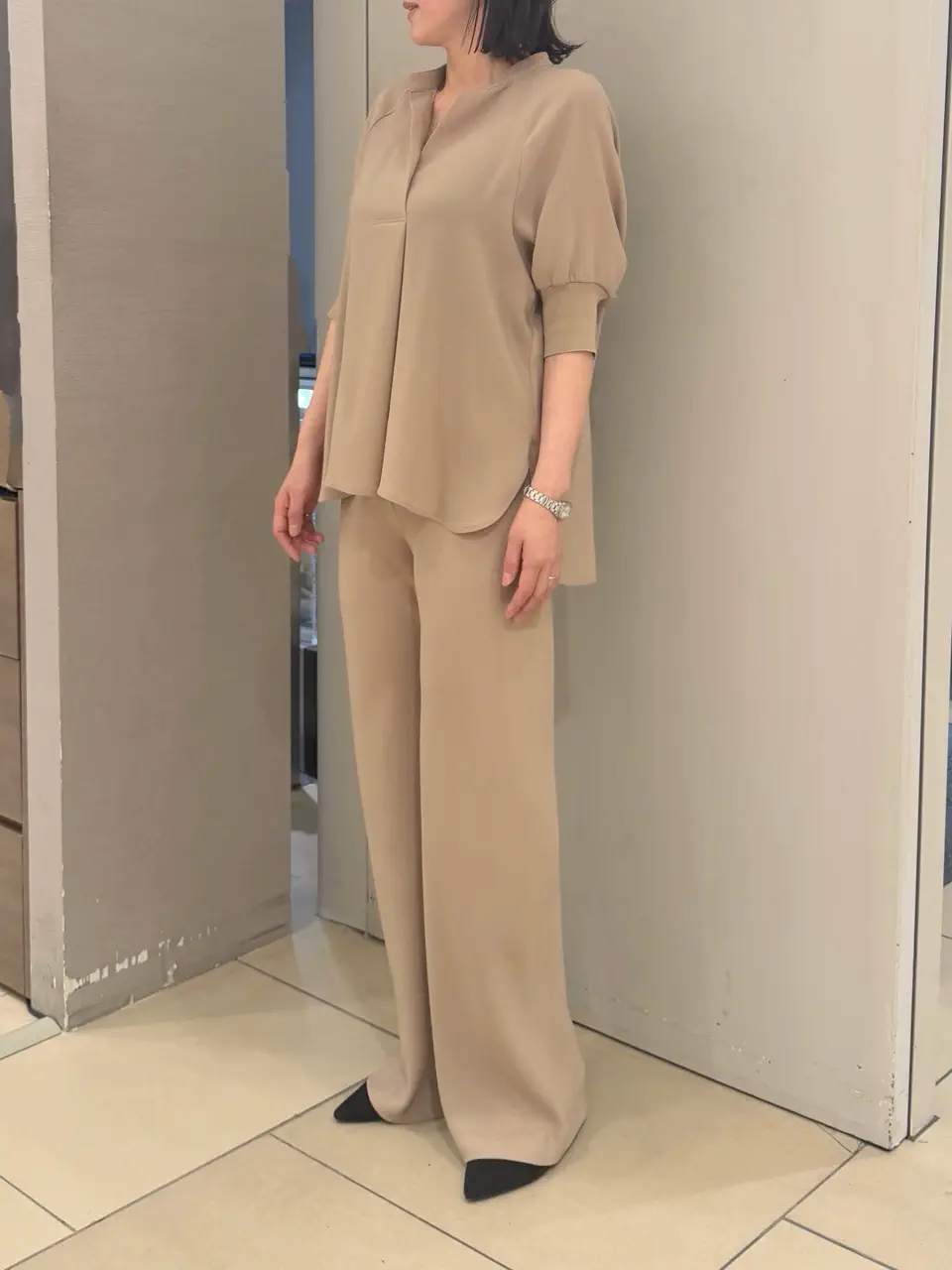 BEIGE， スタッフ コーディネート画像