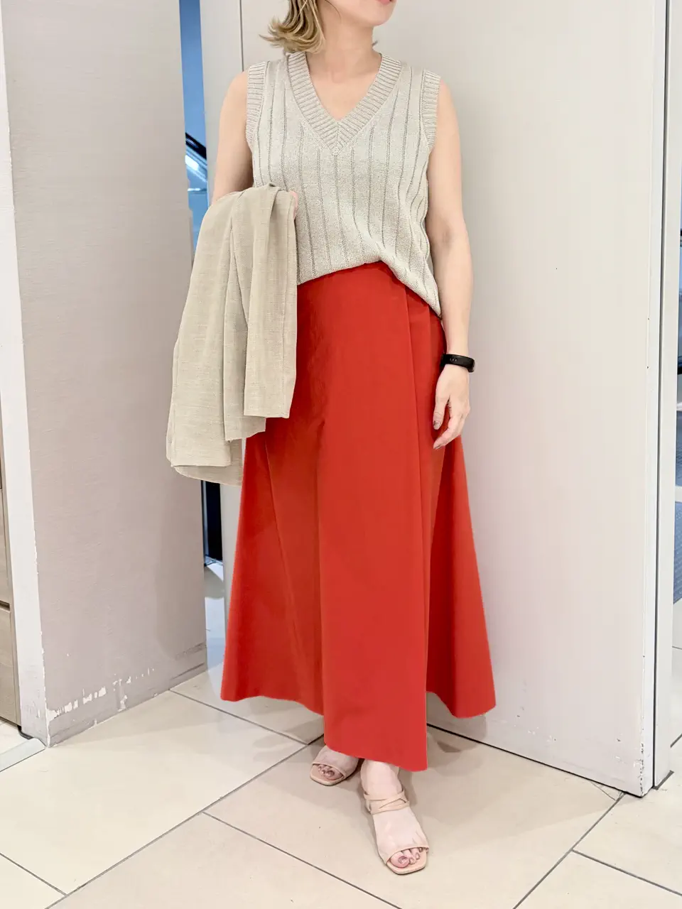 BEIGE， スタッフ コーディネート画像