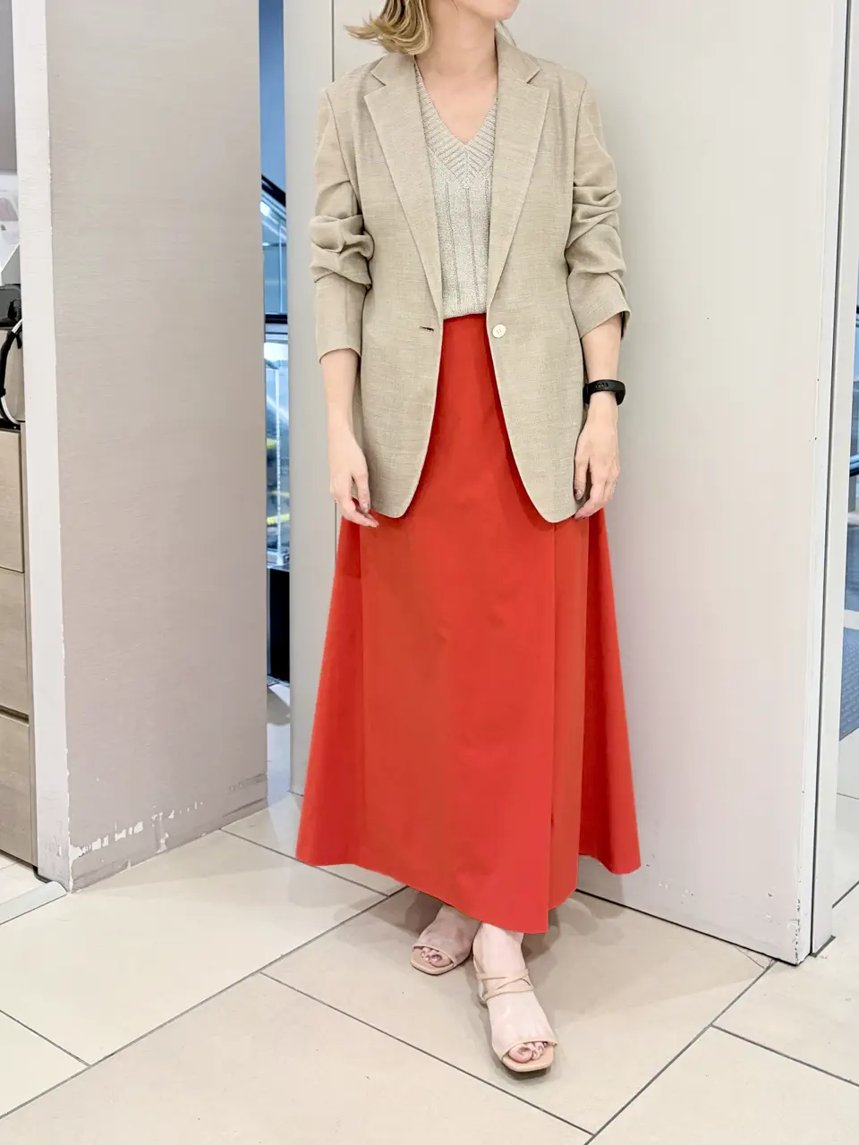 BEIGE， スタッフ コーディネート画像