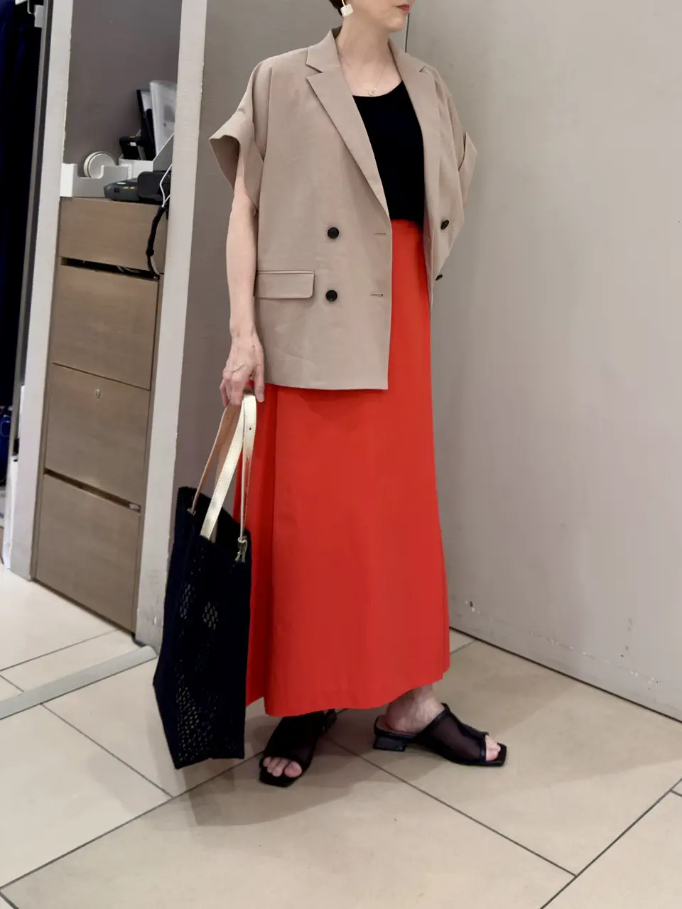 BEIGE， staff コーディネート画像