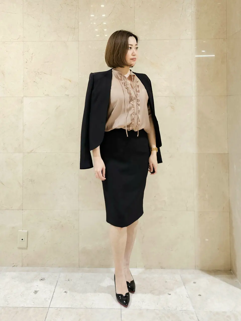 BEIGE， 堀江 コーディネート画像