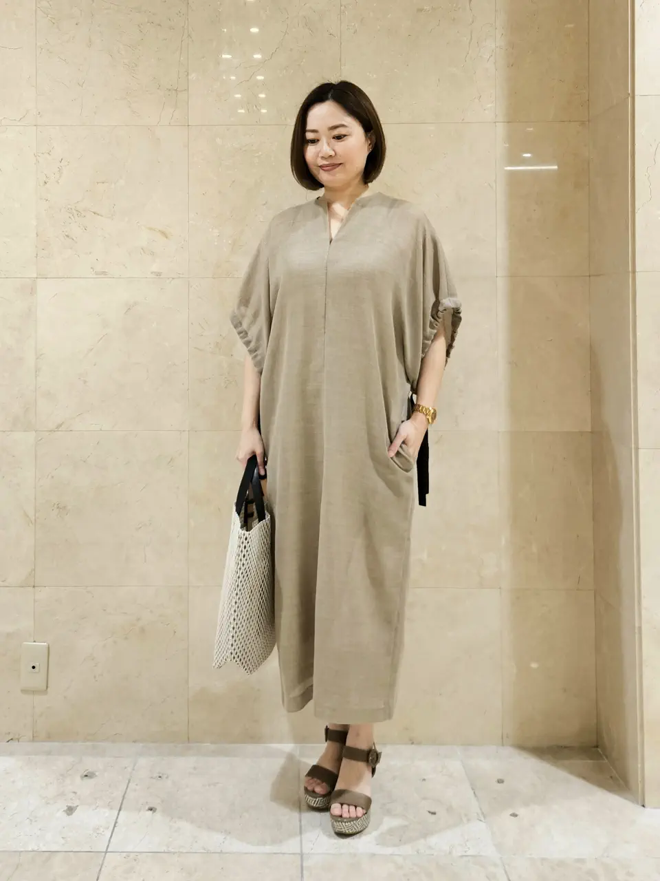 BEIGE， 堀江 コーディネート画像