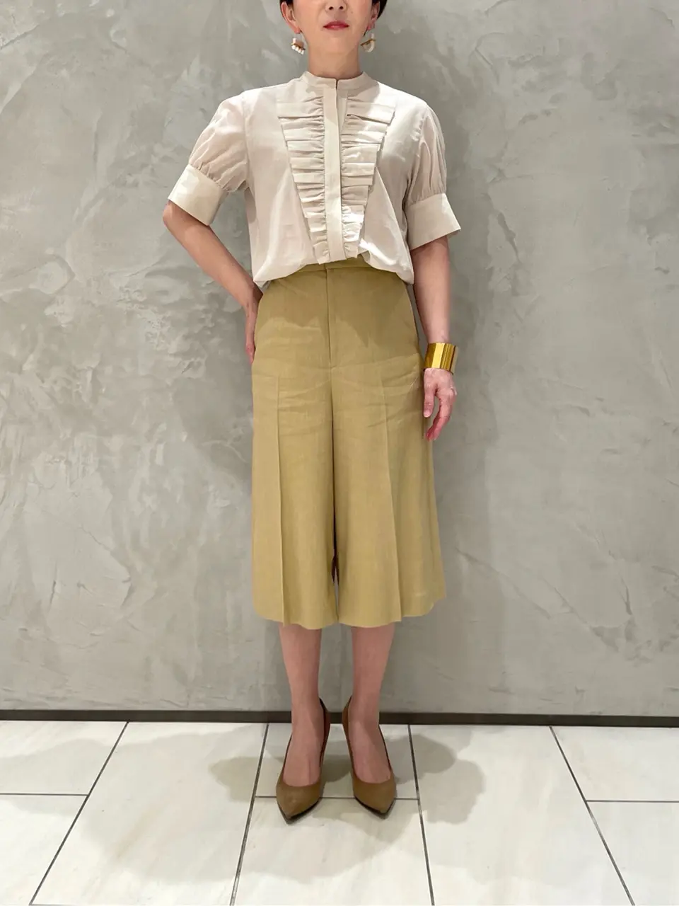 BEIGE， スタッフ コーディネート画像