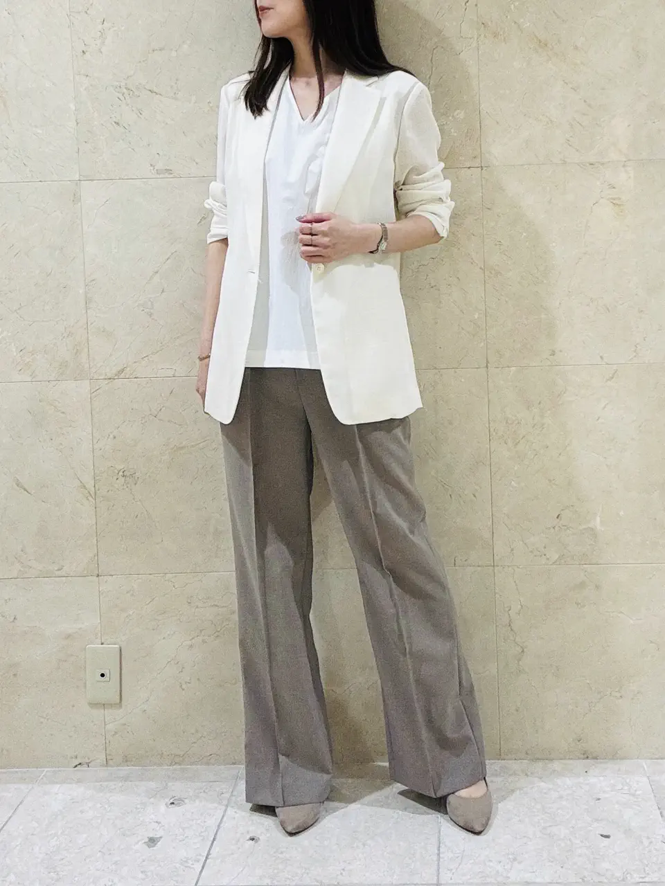 BEIGE， スタッフ コーディネート画像
