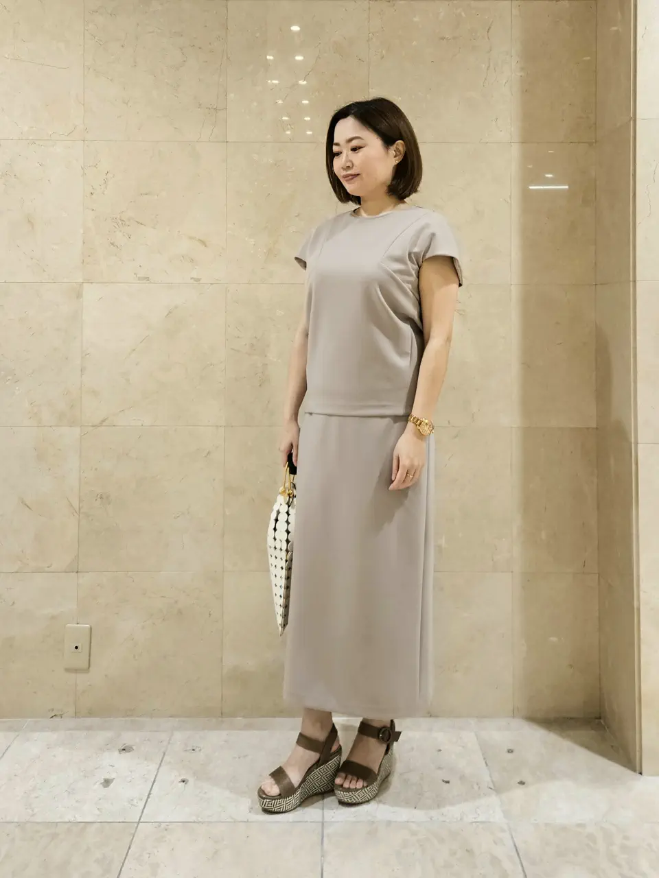 BEIGE， 堀江 コーディネート画像