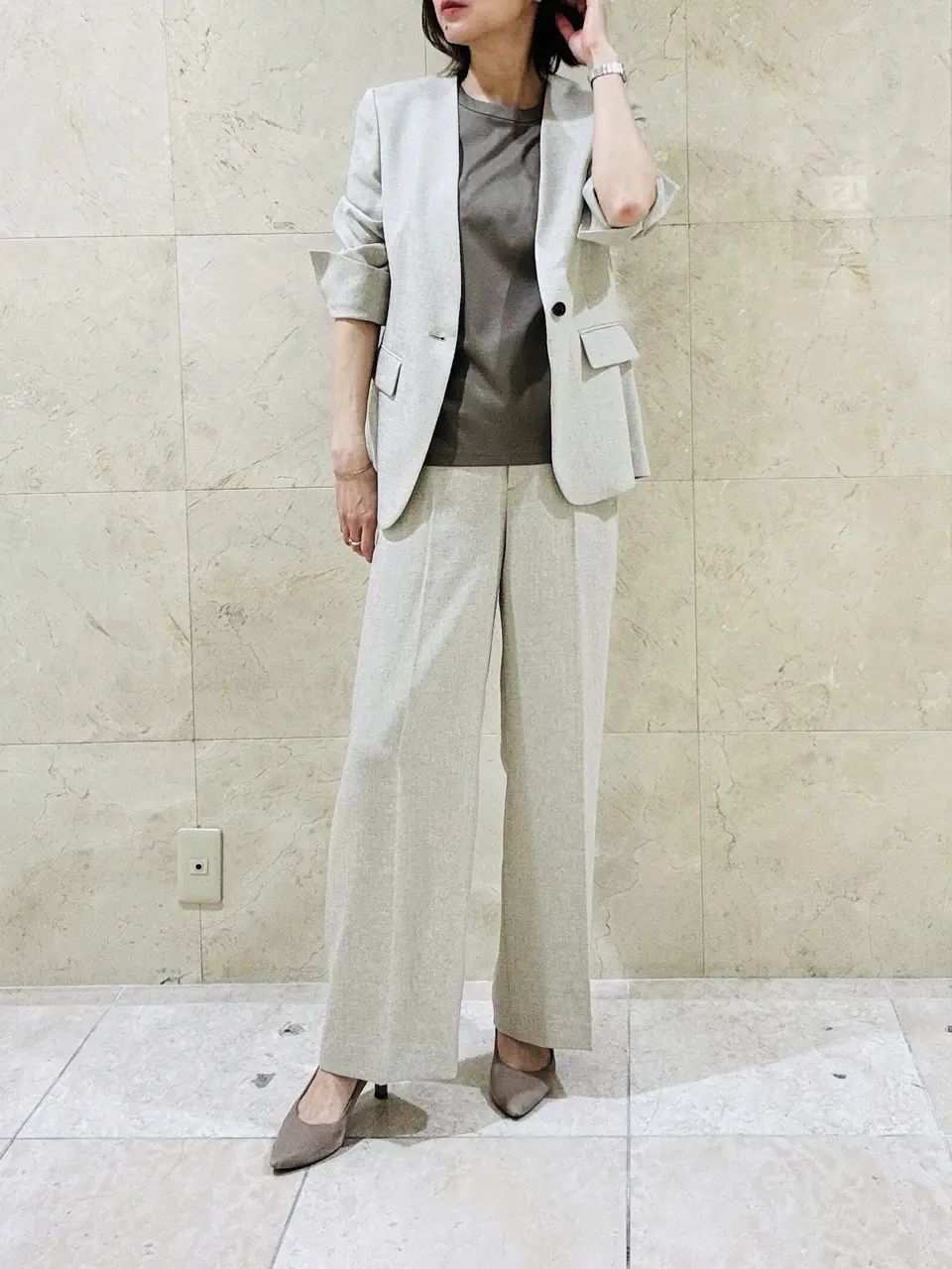 BEIGE， スタッフ コーディネート画像
