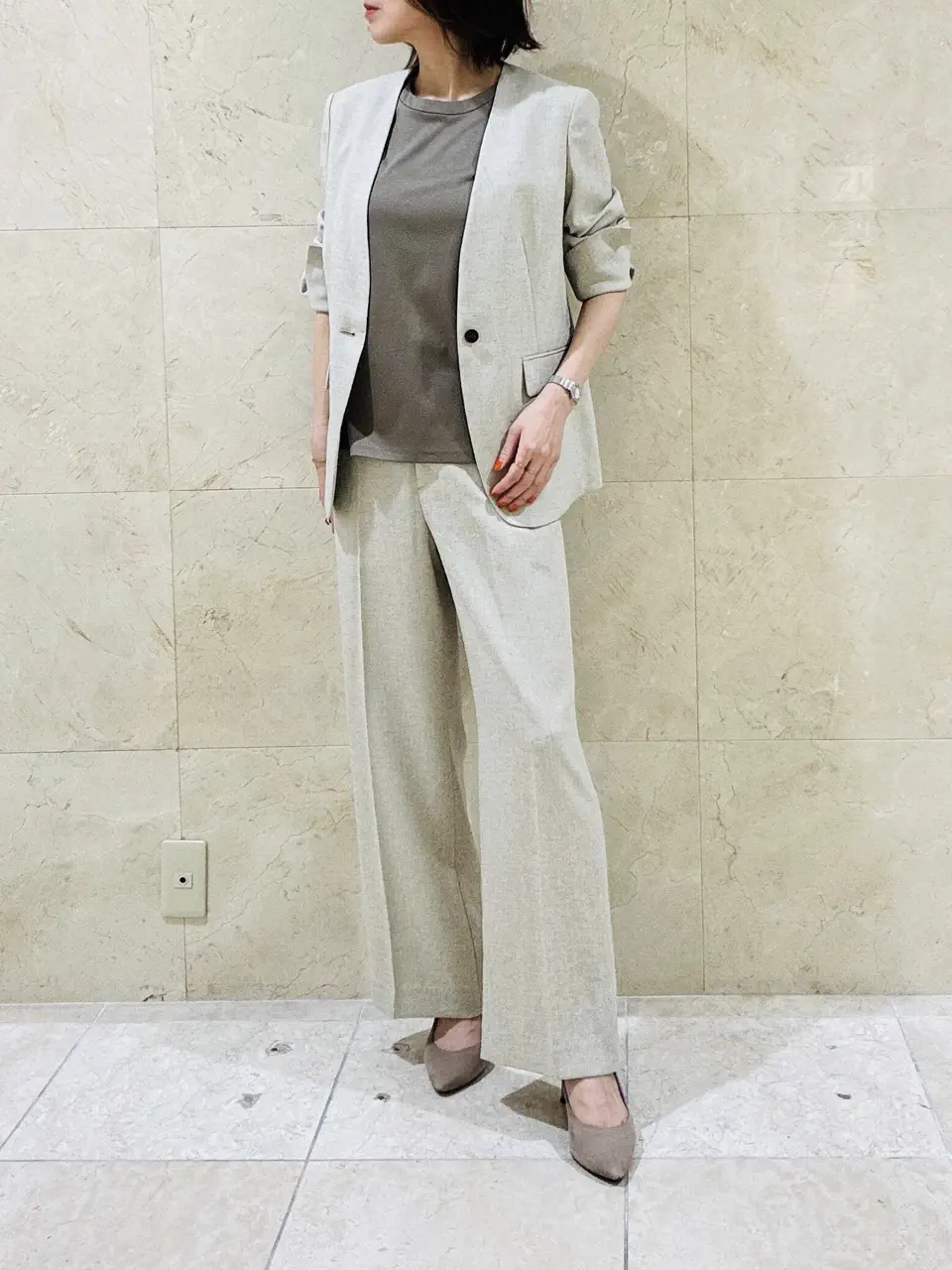 BEIGE， スタッフ コーディネート画像