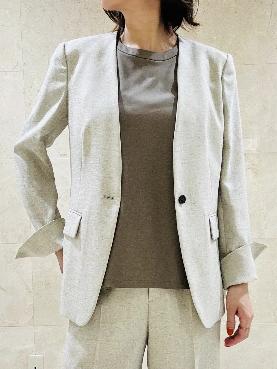 BEIGE， スタッフ コーディネート画像