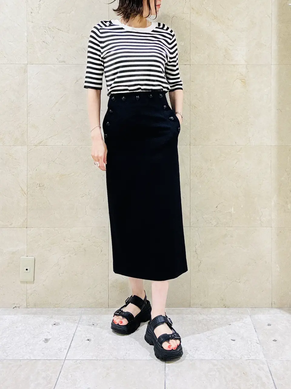 BEIGE， スタッフ コーディネート画像
