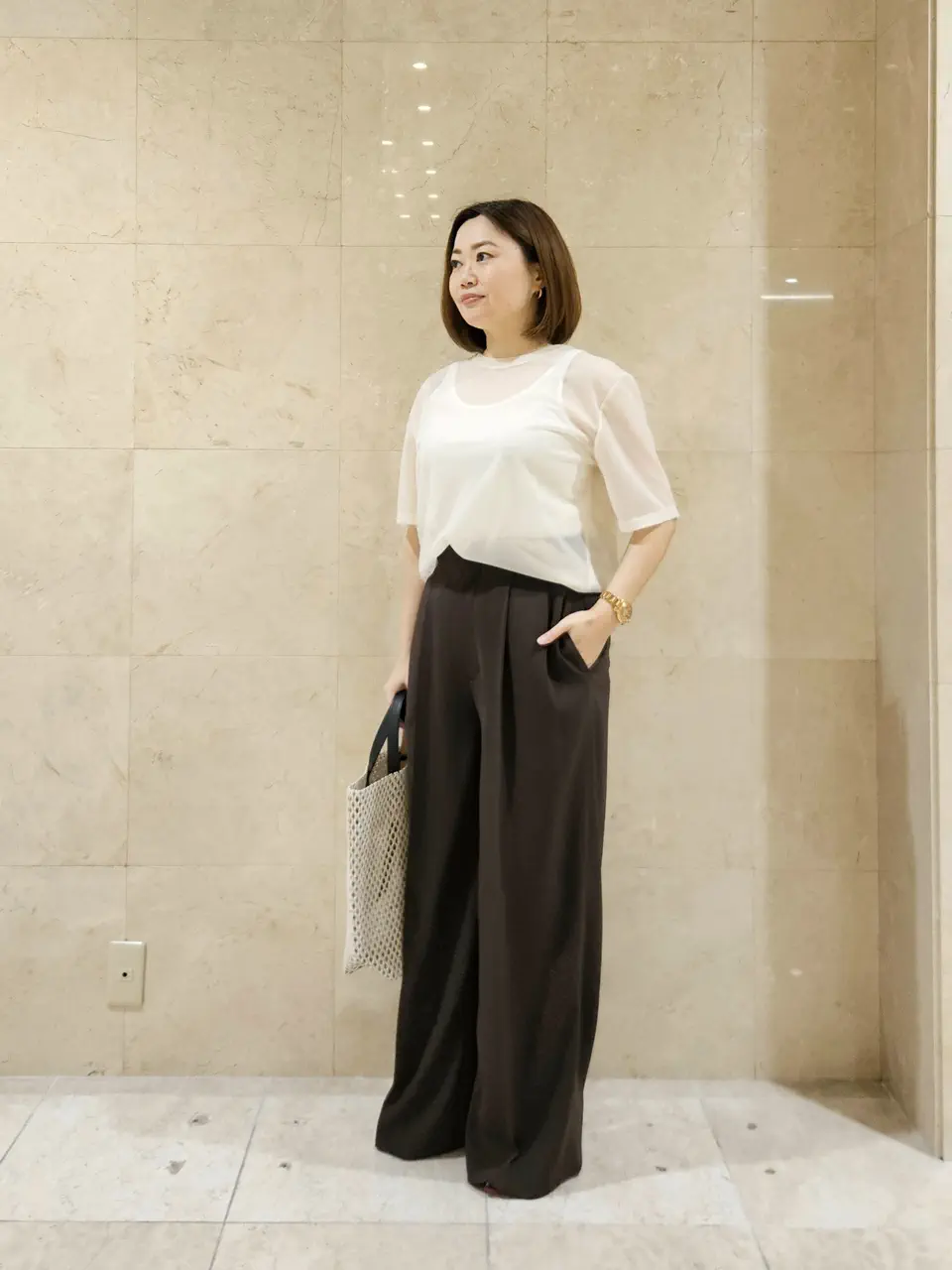 BEIGE， 堀江 コーディネート画像