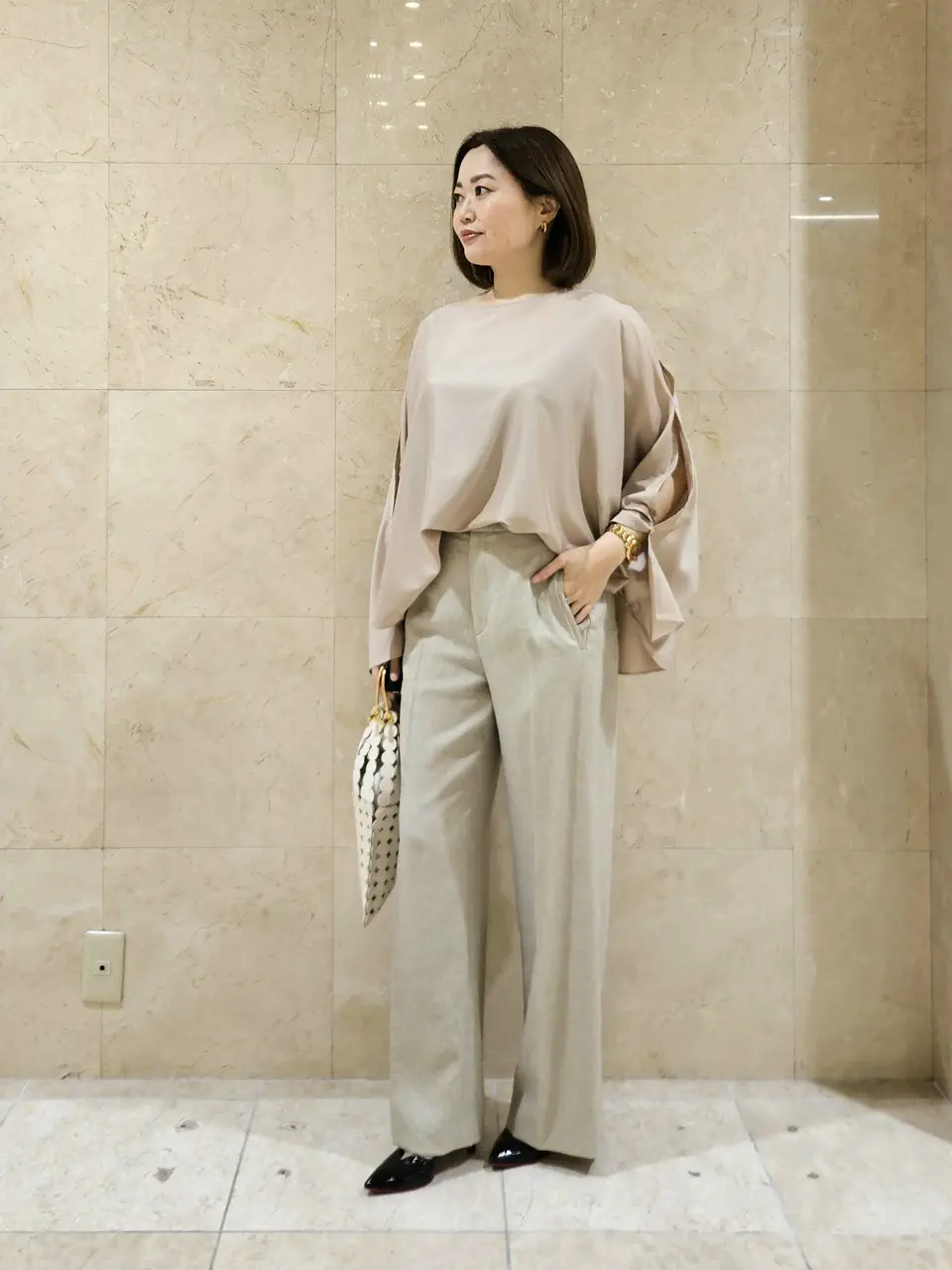 BEIGE， 堀江 コーディネート画像