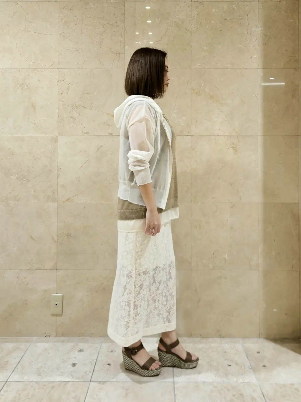 BEIGE， 堀江 コーディネート画像