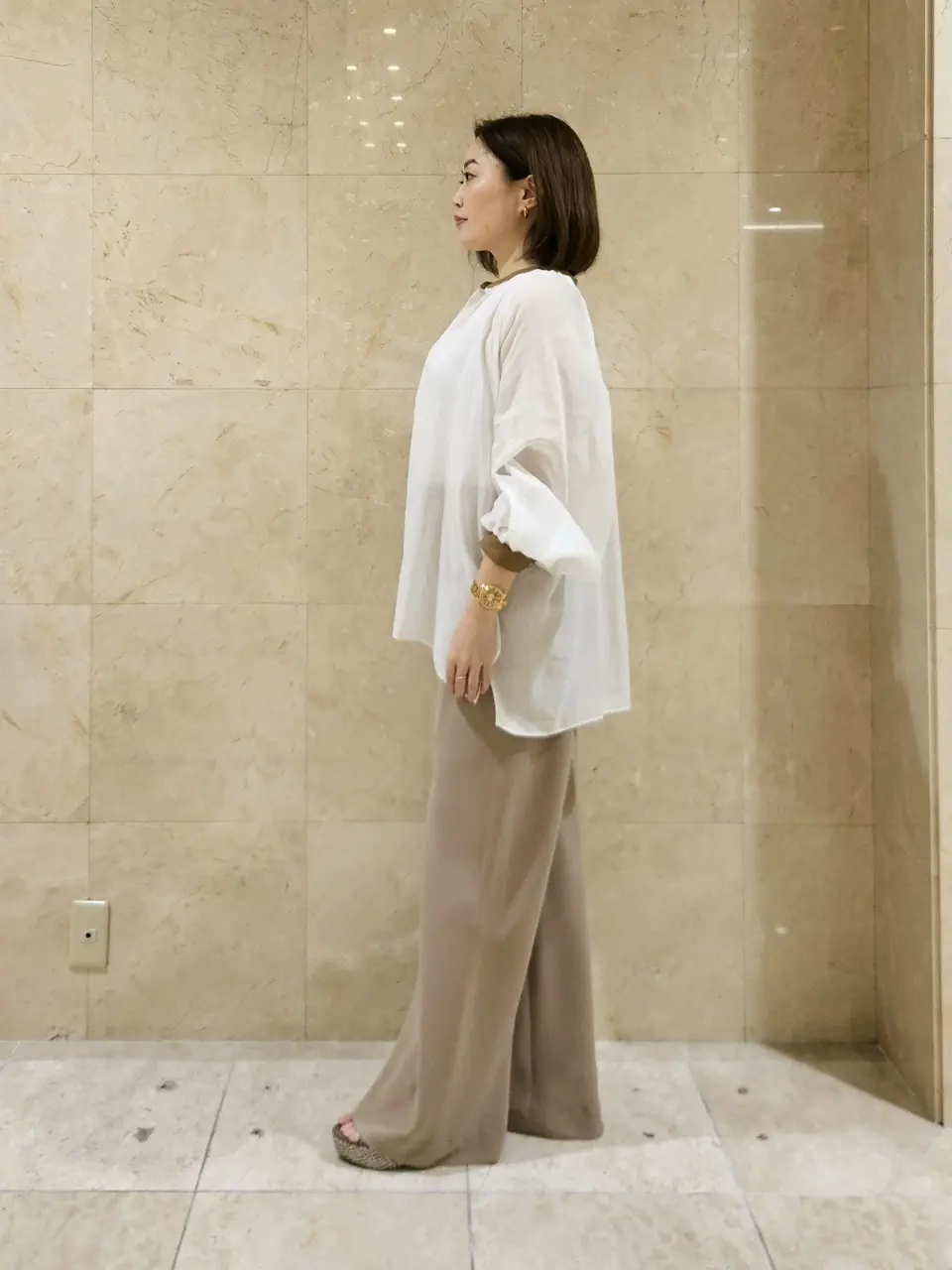 BEIGE， 堀江 コーディネート画像