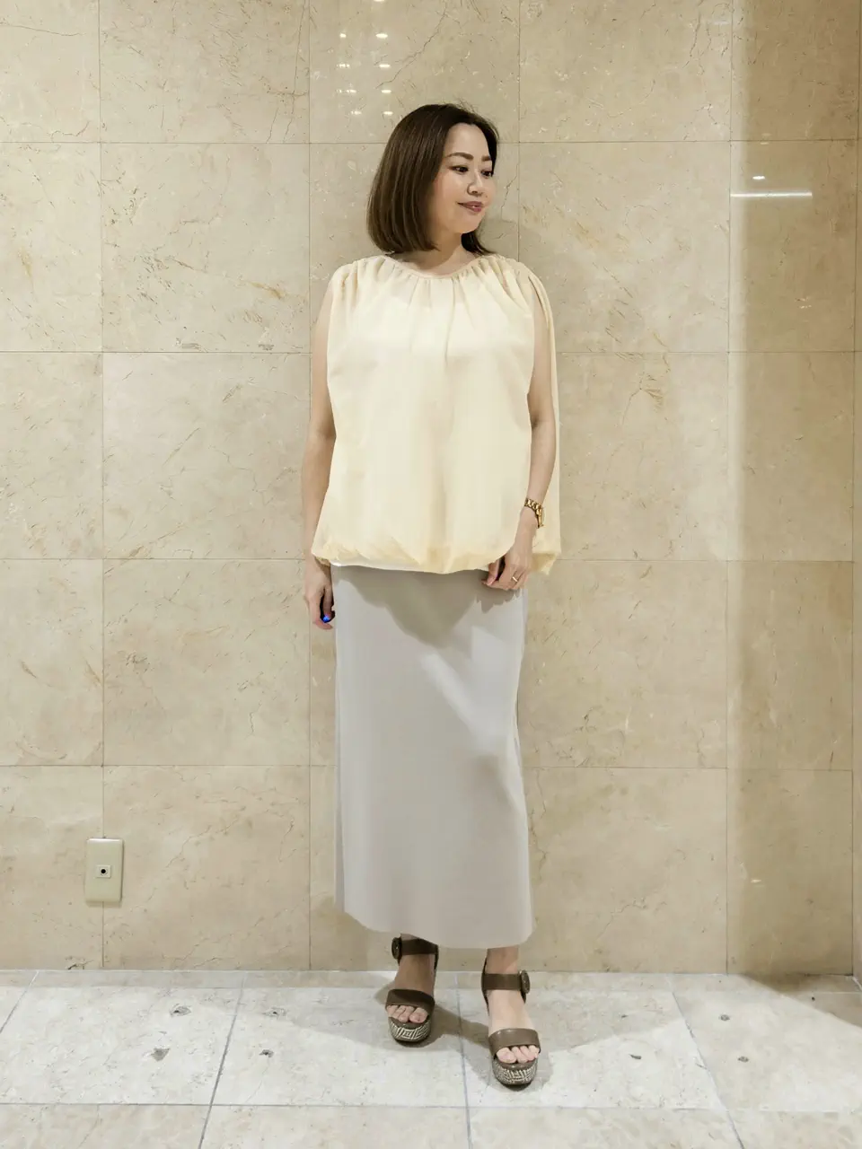 BEIGE， 堀江 コーディネート画像