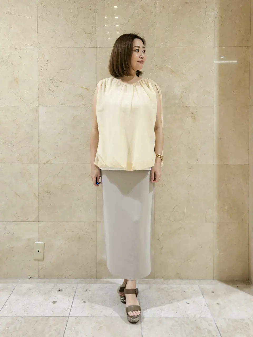 BEIGE， 堀江 コーディネート画像