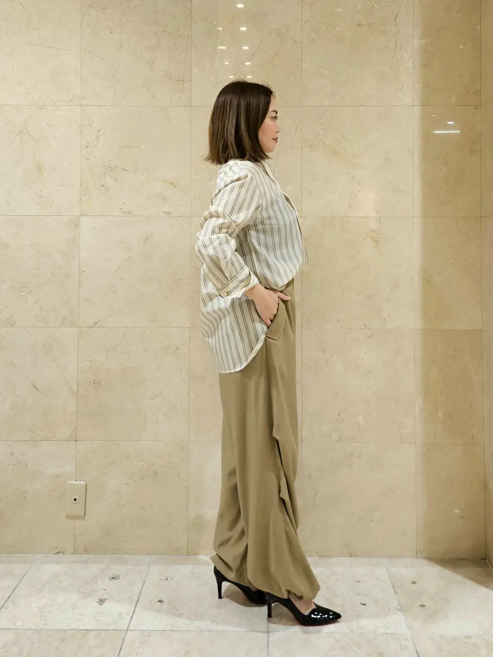 BEIGE， 堀江 コーディネート画像