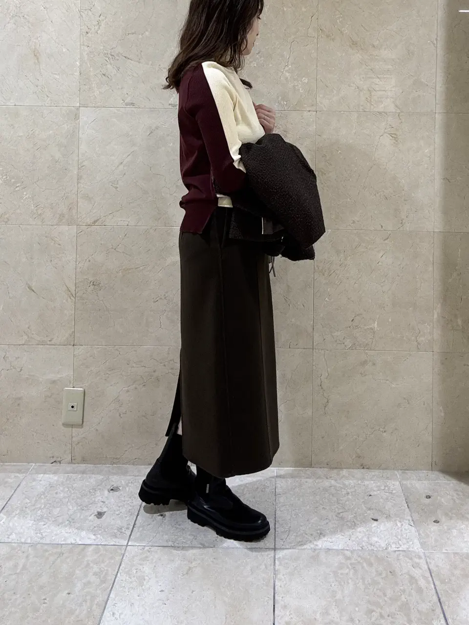 BEIGE， スタッフ コーディネート画像
