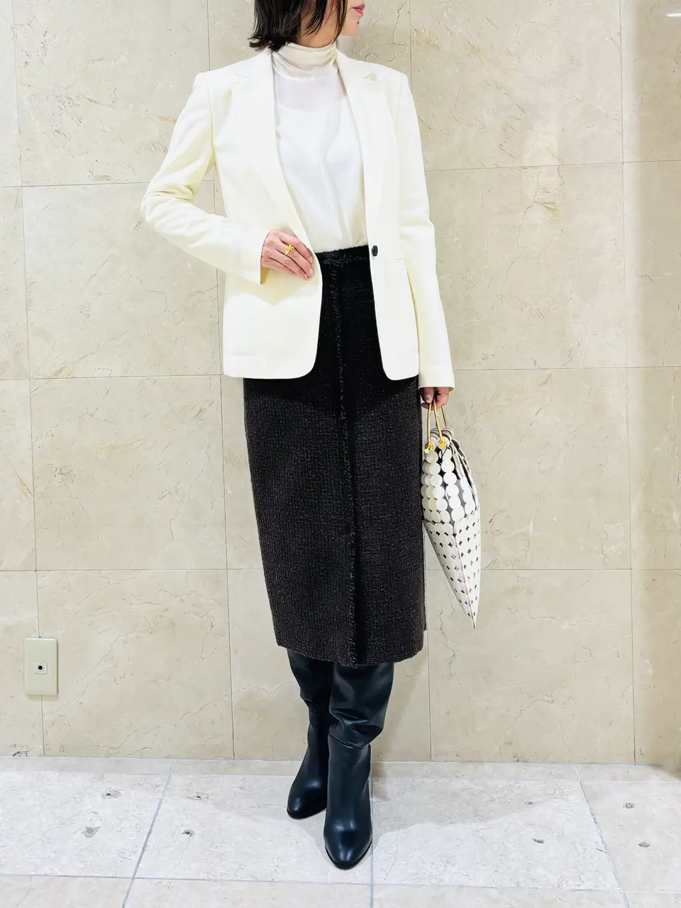 BEIGE， スタッフ コーディネート画像