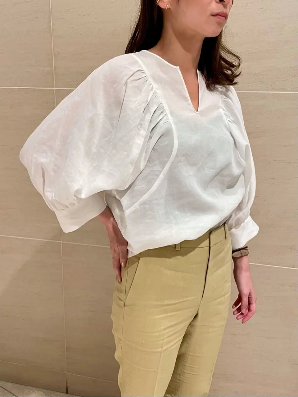 BEIGE， スタッフ コーディネート画像